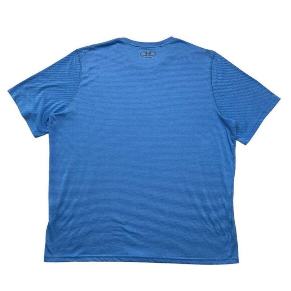 Under Armour Men's Horizontal Striped HeatGear V-Neck T-Shirt - Picture 6 of 8